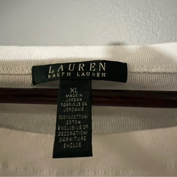 White Ralph Lauren t-shirt XL - Picture 2 of 3